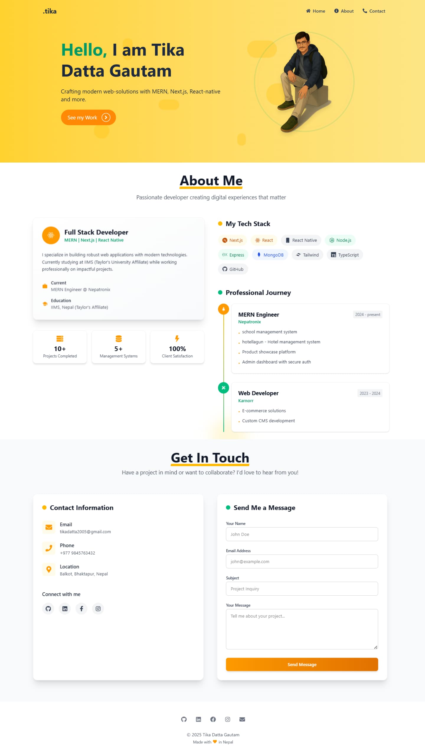 Tika Datta Portfolio